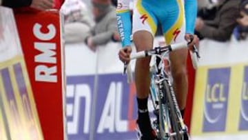<b>EL DE SIEMPRE. </b>Contador ganó en la cima de Mende, como en 2007.