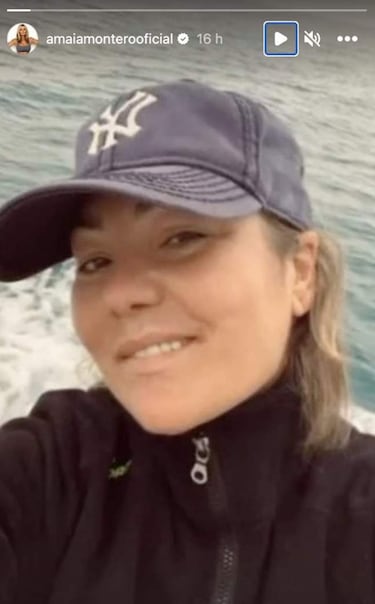 Amaia Montero publica su primera imagen tras estar ingresada en una clínica