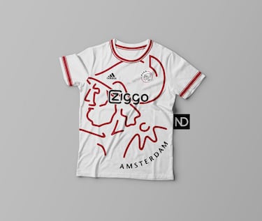 ¿Cómo serían las camisetas de los equipos si se basaran en su escudo?