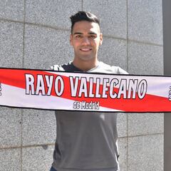 Falcao llega a Madrid para unirse al Rayo Vallecano