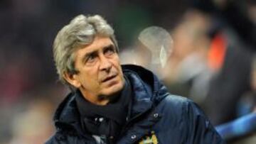 Pellegrini, en el partido ante el Bayern.
