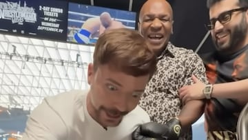 Tyson tumba a Mr Beast de un golpe.