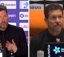 El cambio de opinión de Simeone tras la lluvia de mecheros a Courtois y su incidente con Vinicius: juzguen ustedes mismos