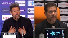 GOL acusa de “cambio de opinión” a Simeone tras la lluvia de mecheros a Courtois y su incidente con Vinicius: juzguen ustedes mismos