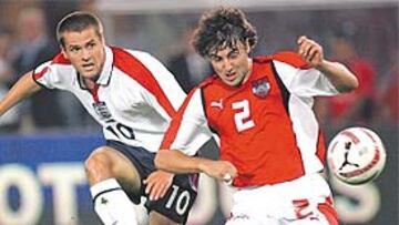 <b>SÓLO FALTO EL GOL. </b>Owen fue la gran referencia en ataque de la selección de Eriksson.