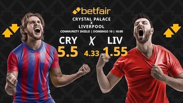 Crystal Palace vs. Liverpool: horario, dónde ver, estadísticas y pronósticos