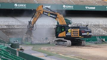 Obras en el Villamarín.