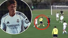 ¡Qué joya sueca de 17 años tiene el Madrid! El golazo de Leon Westin con la sub-17 con un efecto diabólico