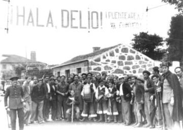 Delio Rodríguez con 18 años se proclamó campeón de Galicia (1934). Fue el primer ciclista gallego que participó en la Vuelta a España (1936).  