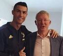 Cristiano se reencuentra con Alex Ferguson en Old Trafford