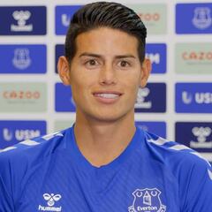 James da su primera entrevista como jugador de Everton