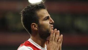 Cesc, baja para el partido de la 'Carling Cup'