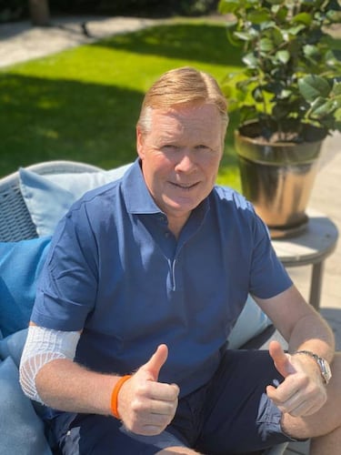 Koeman ya se recupera en casa: "Fue un shock, pero me siento sano como un pez"