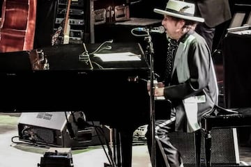 Bob Dylan en uno de sus conciertos