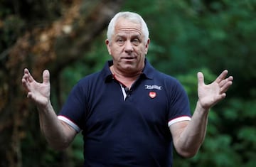 Greg LeMond, en una de sus participaciones como comentarista de Eurosport.