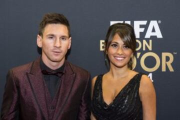 Antonella Roccuzzo se robó todas las miradas en la gala del Balón de Oro.