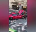 Un jugador del Genoa deja su Ferrari en un túnel de lavado y se lo encuentra así