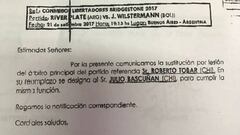 Trueque entre árbitros chilenos para el pleito entre River y Wilstermann