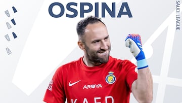 David Ospina recibió el premio al mejor arquero del mes de abril de la Liga Saudí.