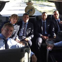 El Real Madrid ya está en Skopje con Cristiano a la cabeza