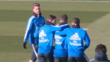 El enojo de Ceballos con Nacho que marcó la práctica del Madrid