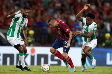 Imágenes del clásico paisa entre Independiente Medellín y Atlético Nacional en el Atanasio Girardot, por la jornada 17 de la Liga BetPlay I-2023.