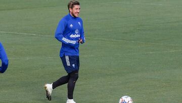 Pacha Espino durante un entrenamiento 