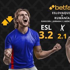 Pronósticos Eslovaquia vs. Rumanía: horario, TV, estadísticas y clasificación