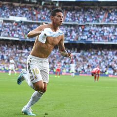 James y el Bernabéu: conexión con buenos resultados en Copa