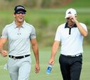 Sergio García y Cabrera Bello, ante el hoyo 17 de The Players