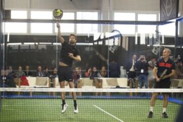 Gerard Piqué y Alex Corretja. 