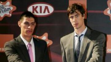 <b>PREMIADOS. </b>Ayón es el jugador revelación de la ACB, mientras que Tomic (Madrid) es el mejor pívot.