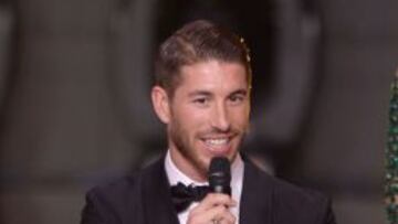 Sergio Ramos, en la gala