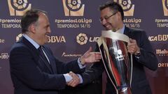 El Barça no fue a la Gala de LaLiga y Tebas no va al Clásico