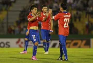 Chile derrotó 2-0 a Venezuela con goles de Rodrigo Echeverría y Cristián Cuevas.