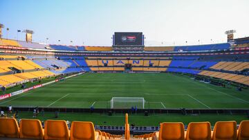 El club regiomontano ya tendría todos sus trámites a punto y sería cuestión del visto bueno por parte del Congreso del Estado y de la Comisión de Desarrollo Humano para dar luz verde a la construcción.
<br><br>
Vista general del Estadio durante el partido Tigres UANL (MEX) vs Orlando City (USA), correspondiente al partido de Ida de octavos de final de la Liga de Campeones Scotiabank Concacaf 2022, en el Estadio Universitario, el 07 de Marzo de 2023.