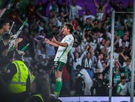 Marco Sangalli, del Racing, celebrando un gol.
