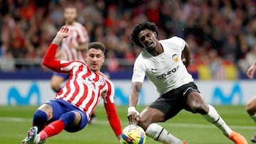 18/03/23 PARTIDO PRIMERA DIVISION 
ATLETICO DE MADRID - VALENCIA 
SIMULACION PENALTI THIERRY CORREIA 
GIMENEZ 