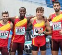 El relevo 4x400 de España entra en los Mundiales de Londres