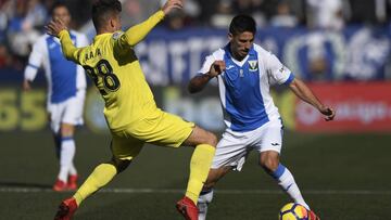 Gabriel ante el Villarreal.