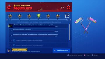 Fortnite Battle Royale - Temporada X: desafíos normales de Taquillazo