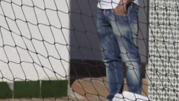 Rubén Castro, en el entrenamiento.