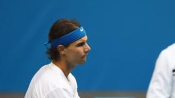 <b>TÁNDEM. </b>Rafa Nadal aún no se entrena con su tío.