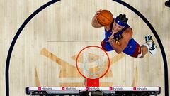 Jun 1, 2023; Denver, CO, USA; Denver Nuggets forward Aaron Gordon (50) shoots the ball against the Miami Heat during the first half in game one of the 2023 NBA Finals at Ball Arena. Mandatory Credit: Jack Dempsey/Pool Photo-USA TODAY Sports