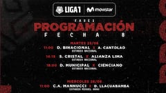 Torneo Apertura 2020: horarios, partidos y fixture de la fecha 8