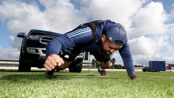 El entrenamiento extremo de un All Black en solitario