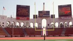 El COliseum de Los Angeles cuando a&uacute;n jugaban los Raiders all&iacute;.