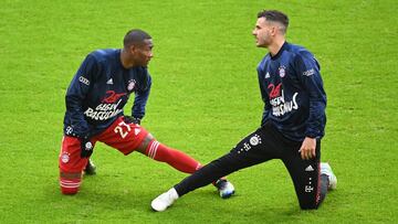 David Alaba y Lucas Hernández.