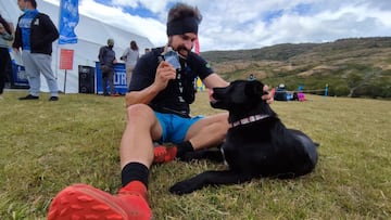 ¡Un perro acompañó a un corredor brasileño por 21 kilómetros en la Patagonia!
