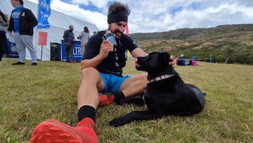 ¡Un perro acompañó a un corredor brasileño por 21 kilómetros en la Patagonia!